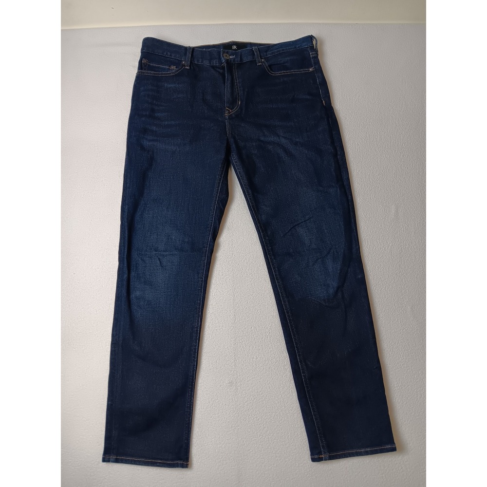 Banana Republic Slim Fit Jeans Mens 35x30 Dark Wash Indigo Denim Pants